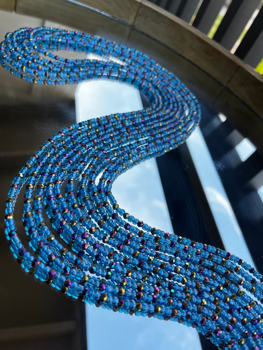 Aqua Goddess Waist Beads