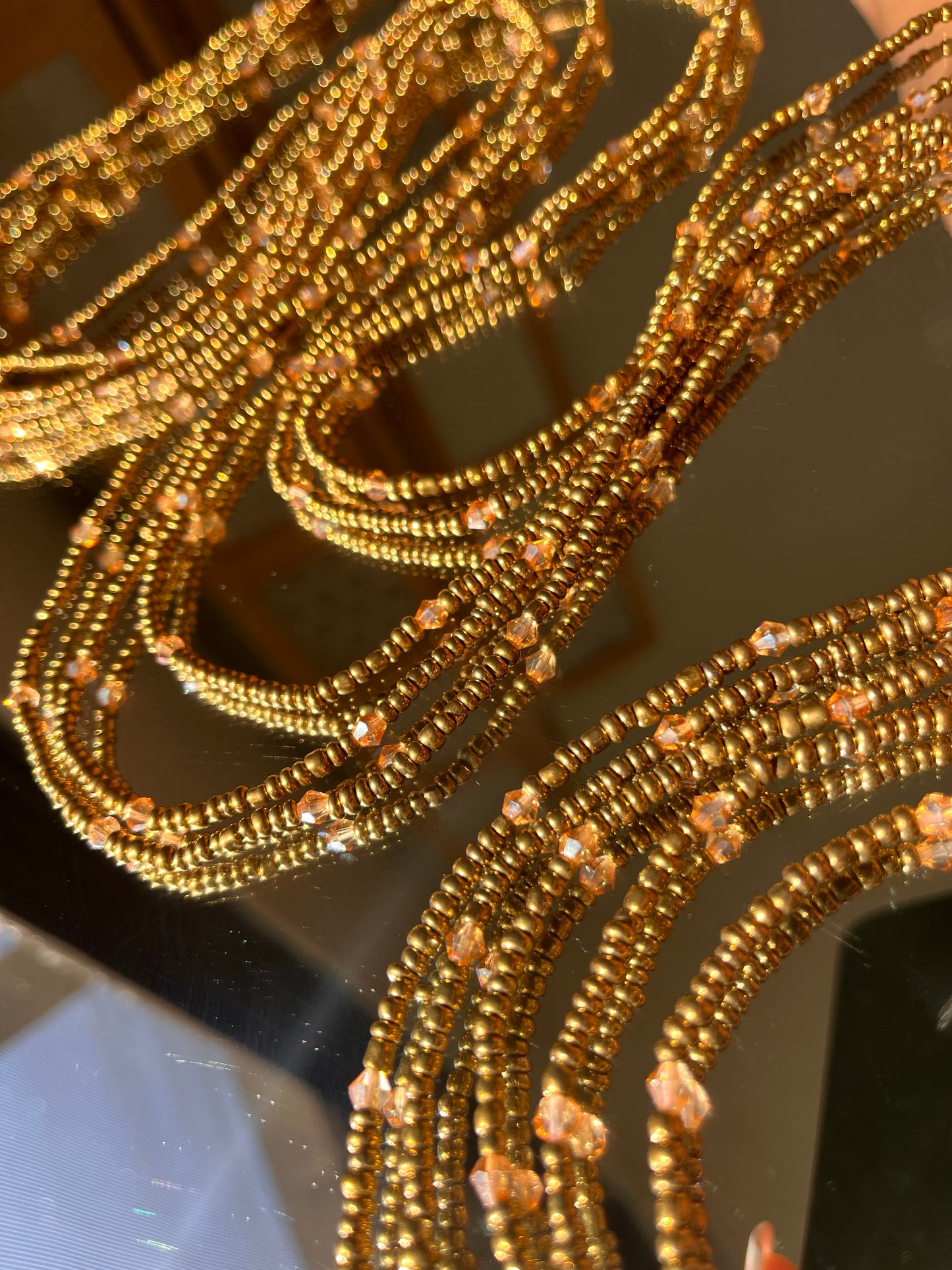 Copper Goddess Waist Beads