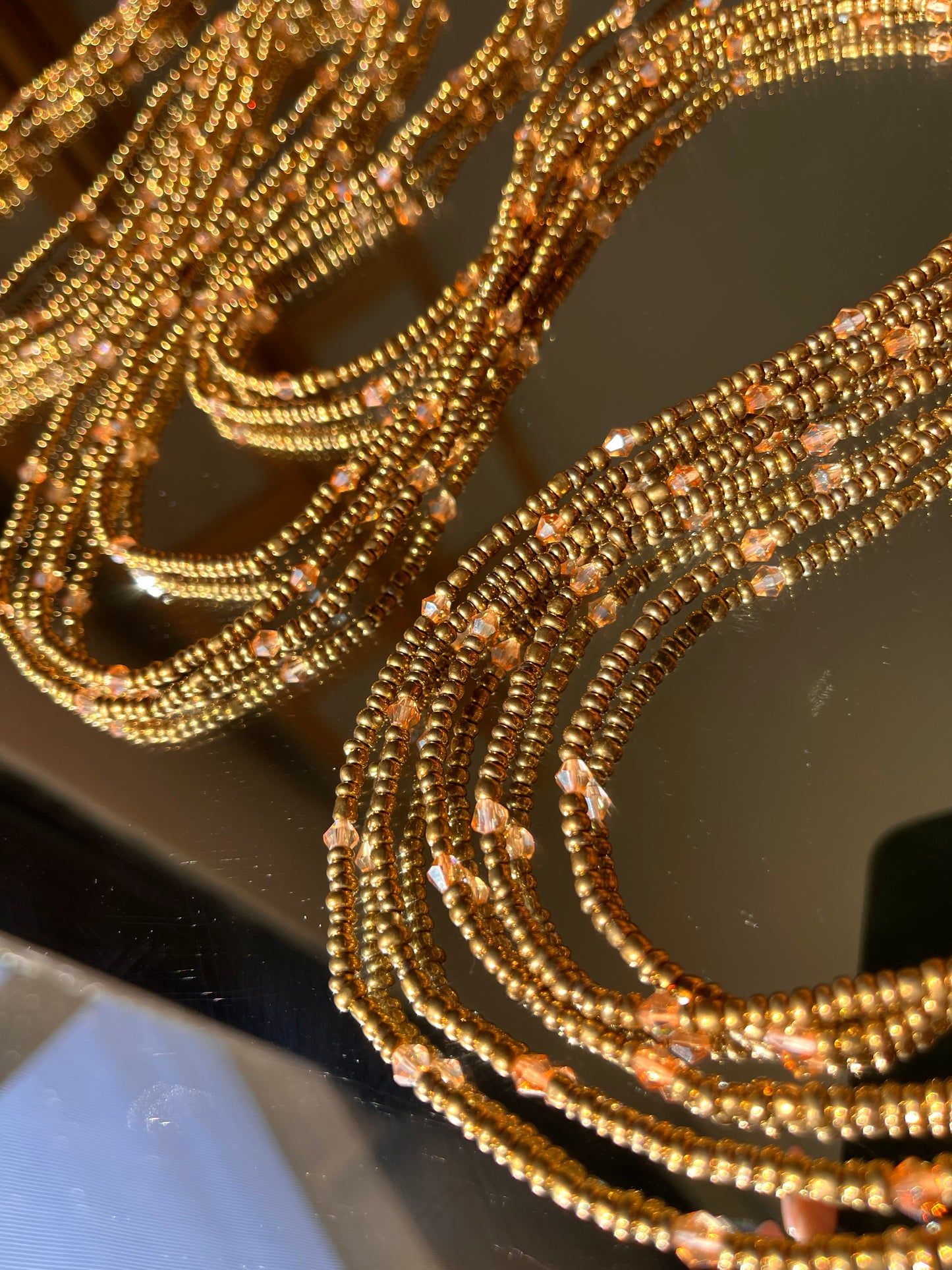 Copper Goddess Waist Beads