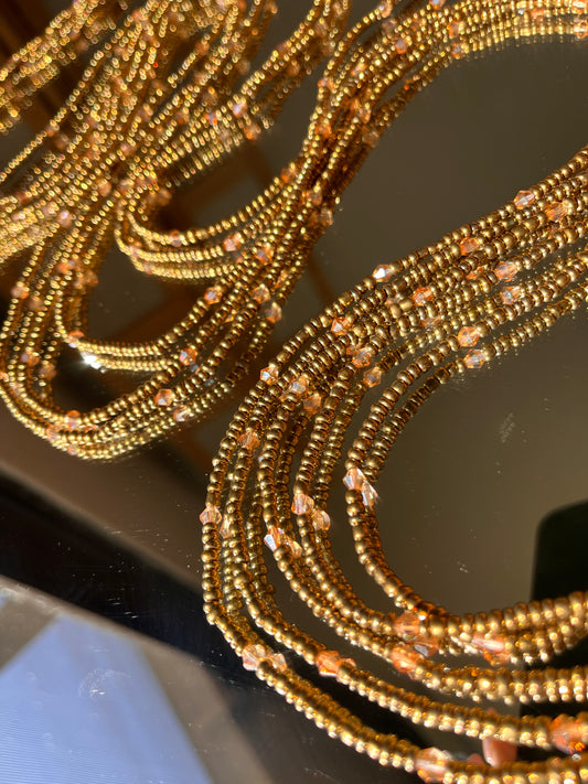 Copper Goddess Waist Beads