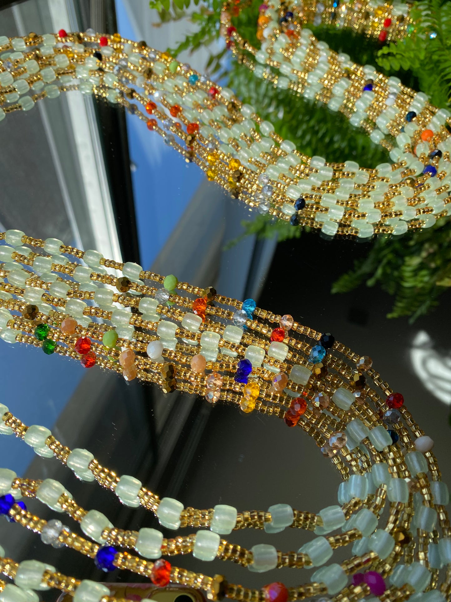 BE-JEWELED WAISTBEADS