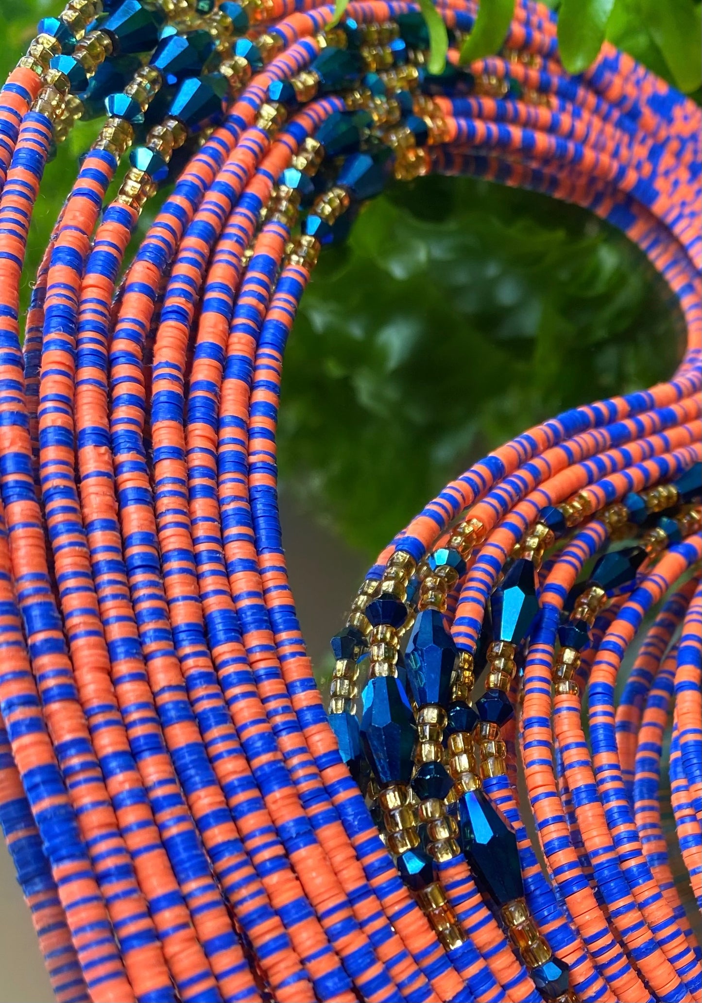OSHUN PATTERN WAIST BEADS