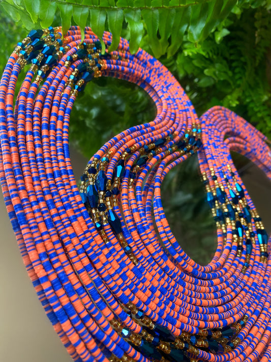 OSHUN PATTERN WAIST BEADS